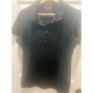 Ladies Under Armour Heatgear Loose, Size Large Black